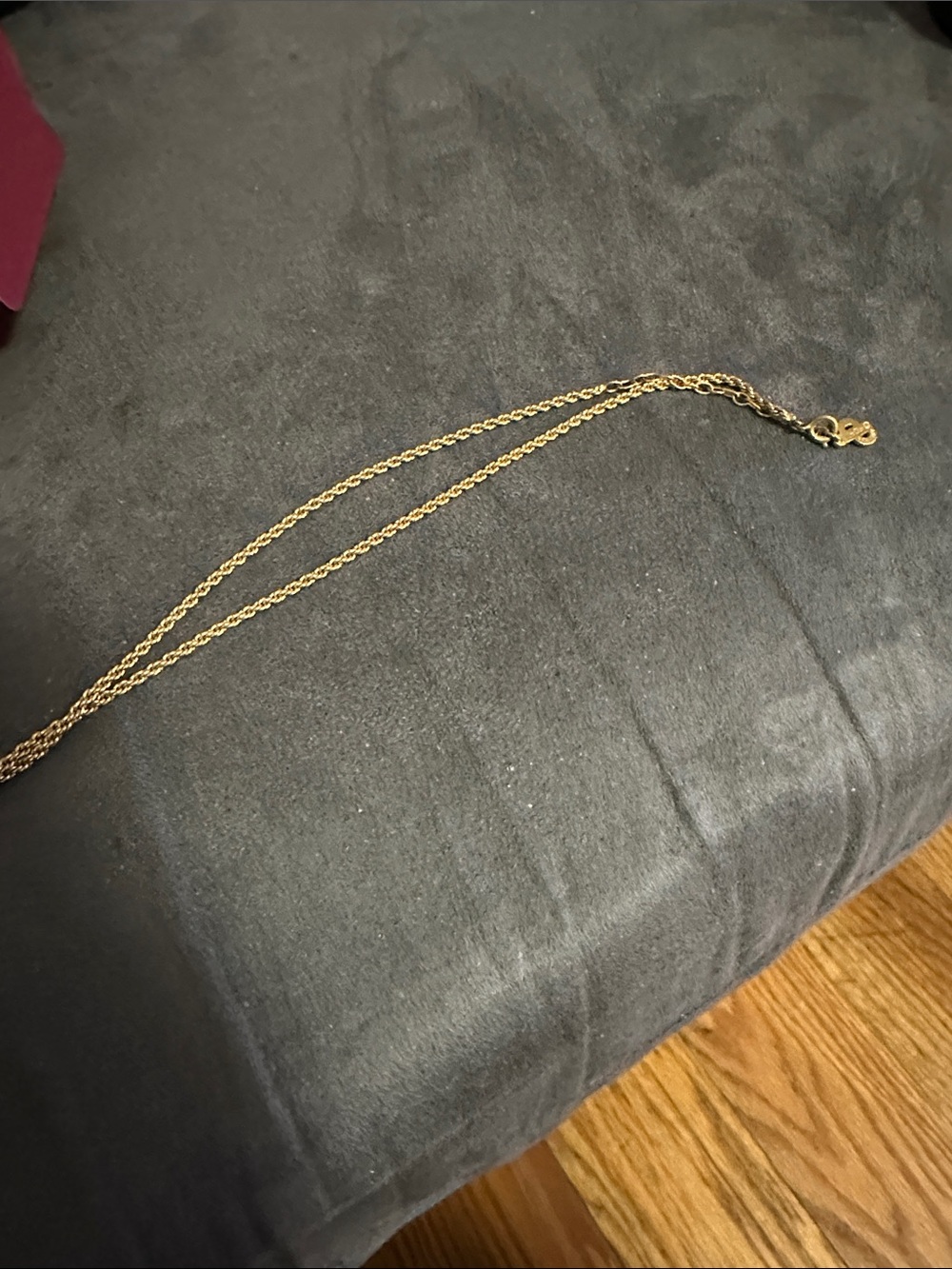 Dior Gold-Tone Crystal Pendant Necklace PREOWNED - Picture 6 of 6